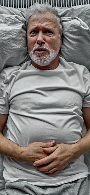 Man sleeping peacefully